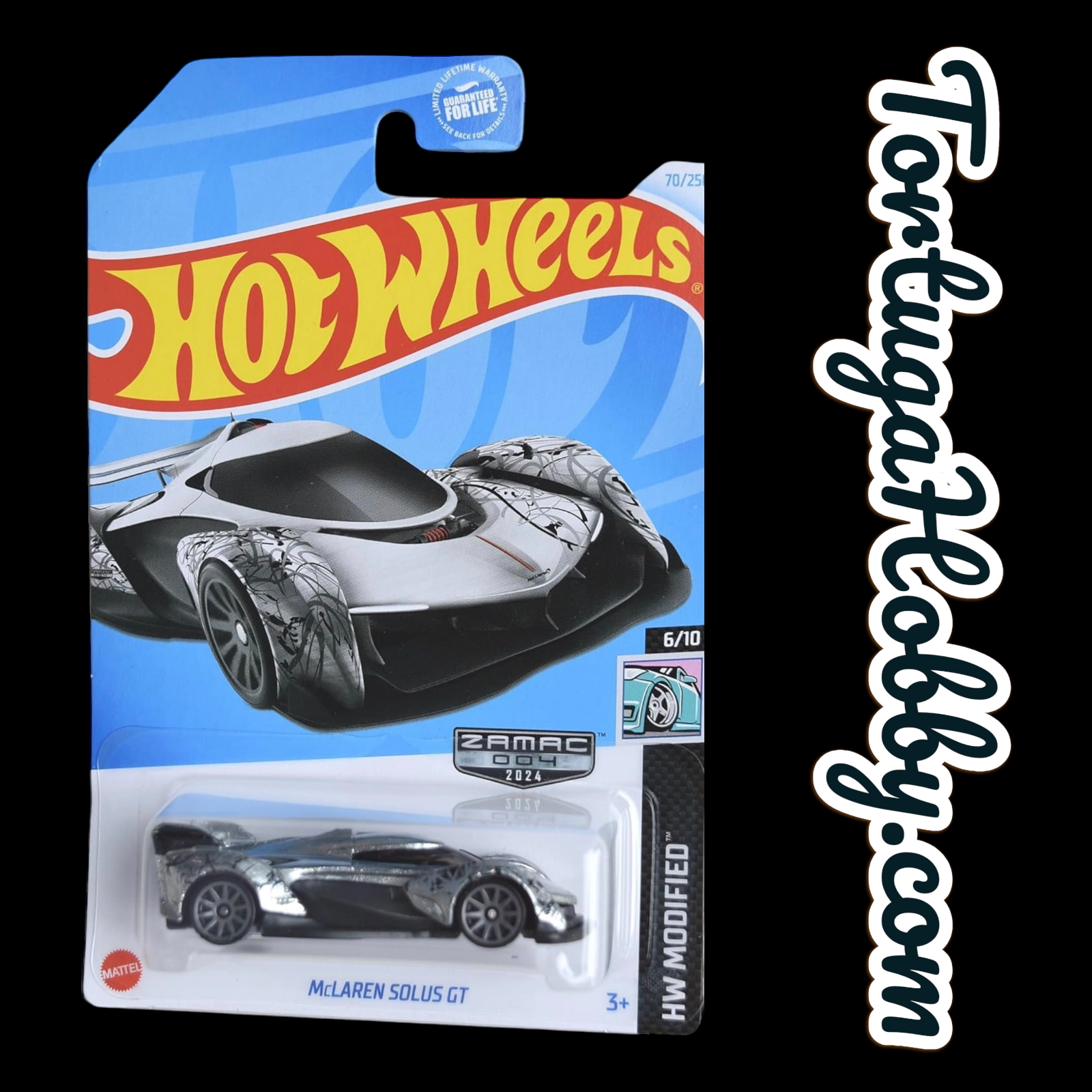 2024 - Hot Wheels - Mainline - Zamac - McLaren Solus GT – Tortuga