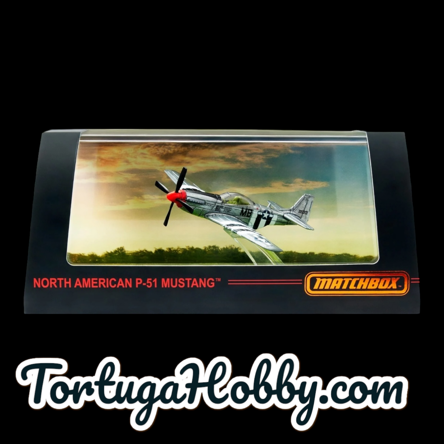 🔥 2025 Matchbox Collectors North American WW2 P-51 Mustang Prop Plane