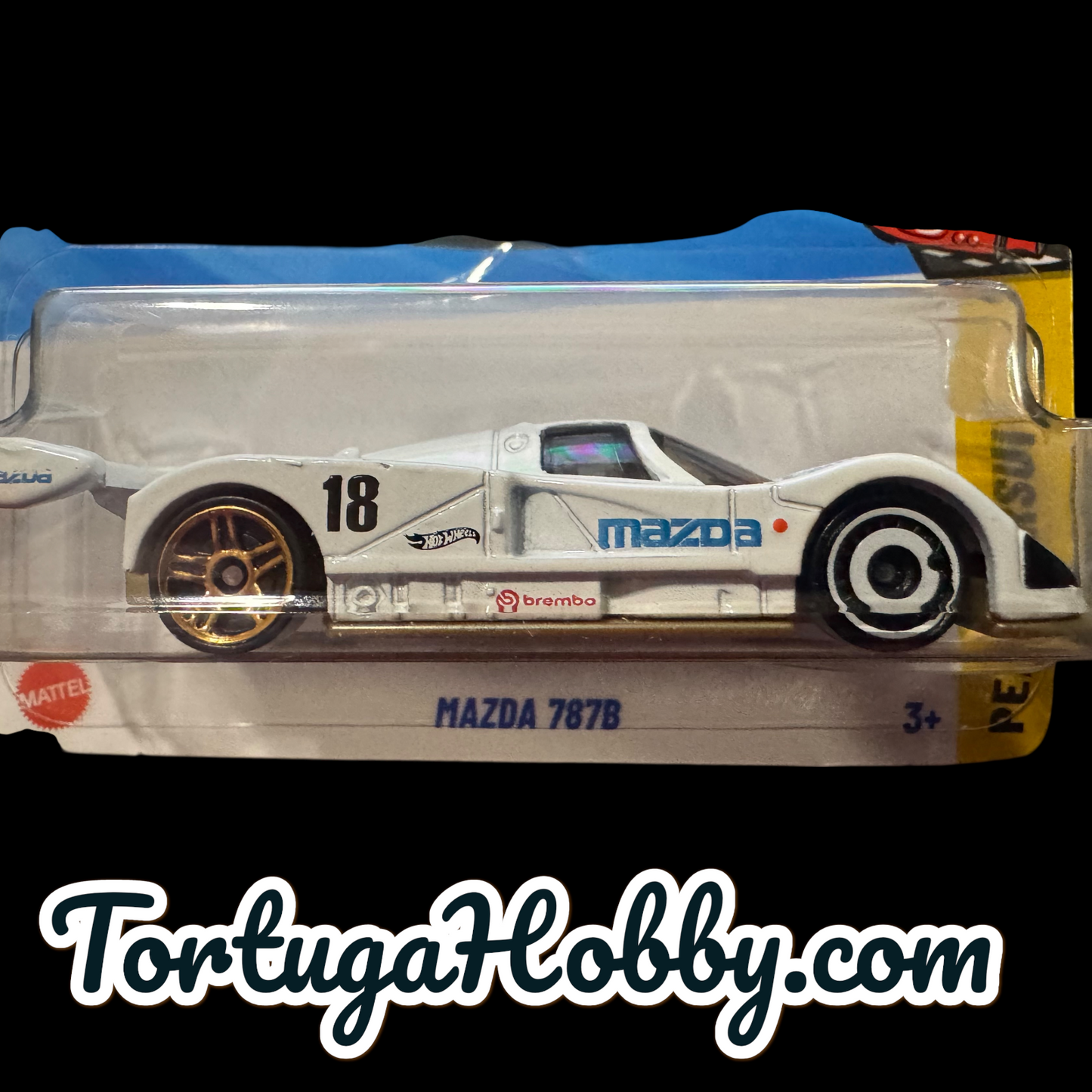 2025 - Hot Wheels - Mazda 787B White Blue and Gold - Mainline Case M