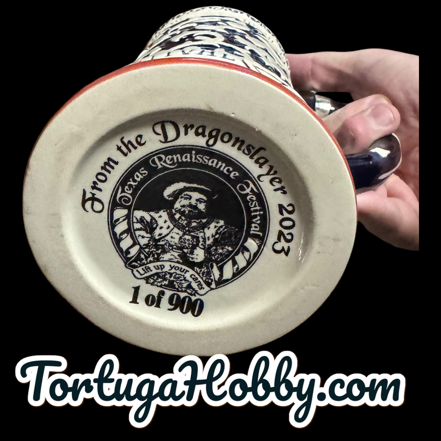 2023 Texas Renaissance Festival Tankard With Pewter Lid - Only 900