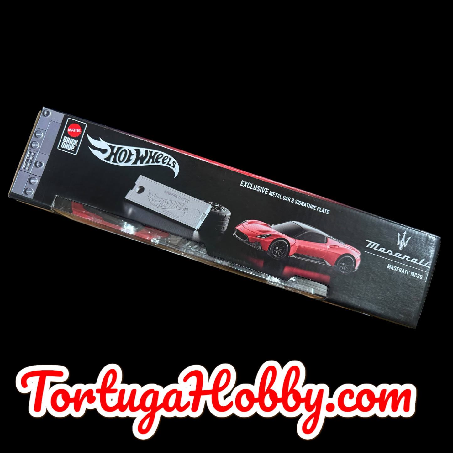 2025 - Hot Wheels 1:43 Maserati Brick Shop - With Exclusive 1:64 Red Maserati