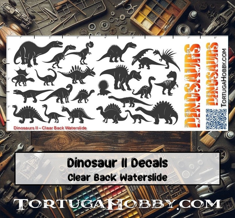Dinosaur Decals - Models Cars & Derby