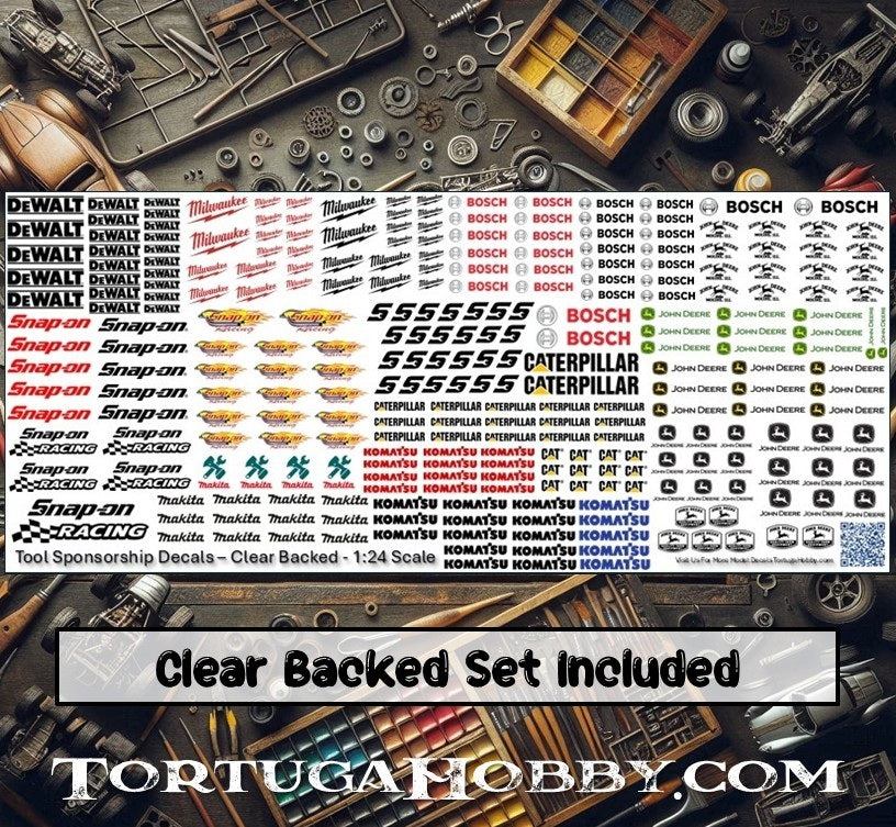 Decals - Tool Time - Water Slide Decals