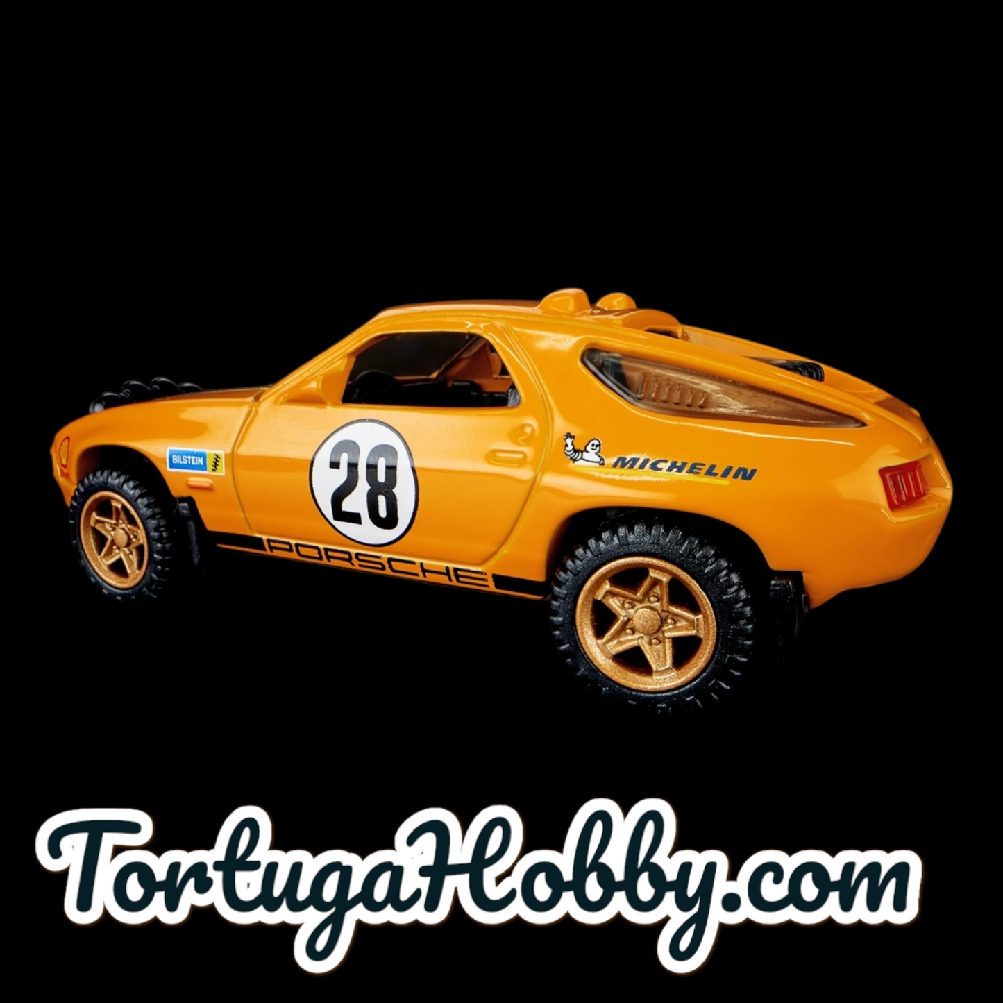 Hot Wheels Porsche 928 Safari Orange Elite 64