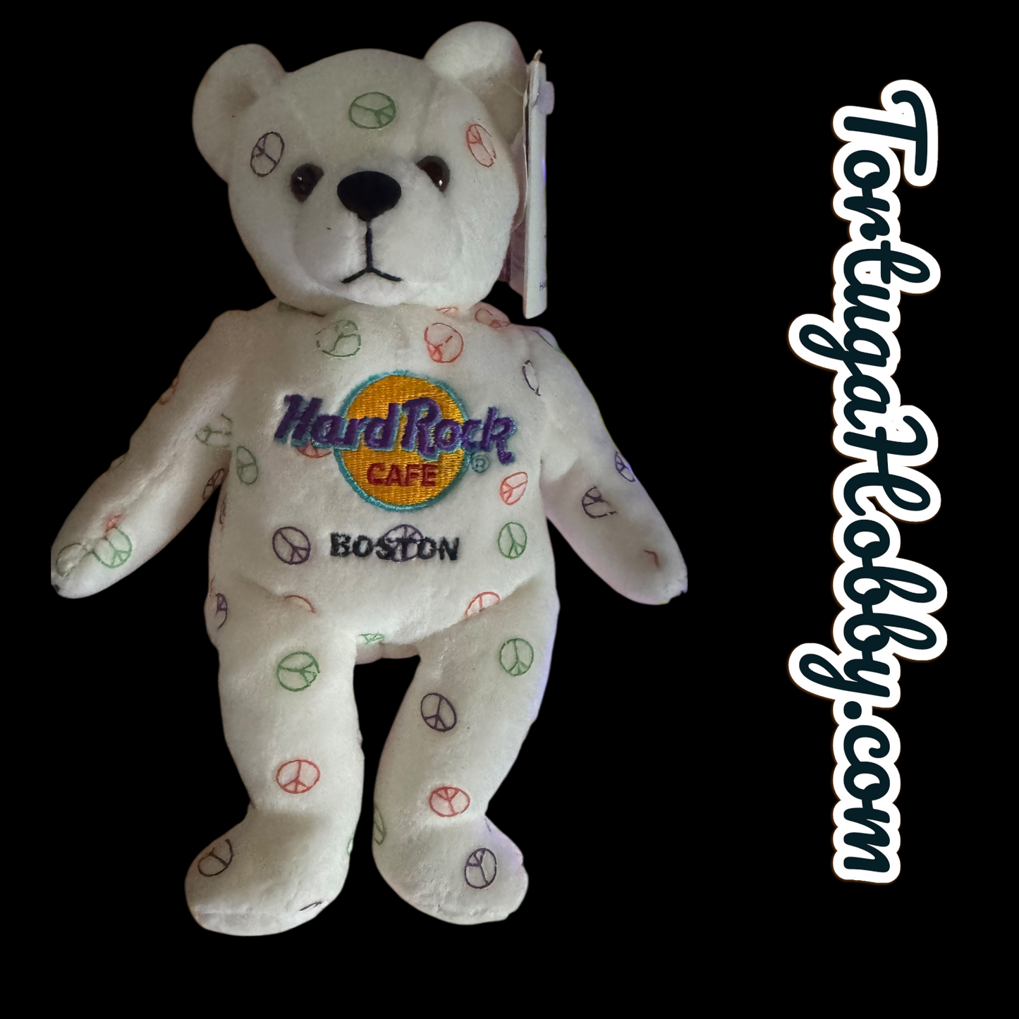 2003 - Hard Rock Café Bear - Boston - Peace Bear