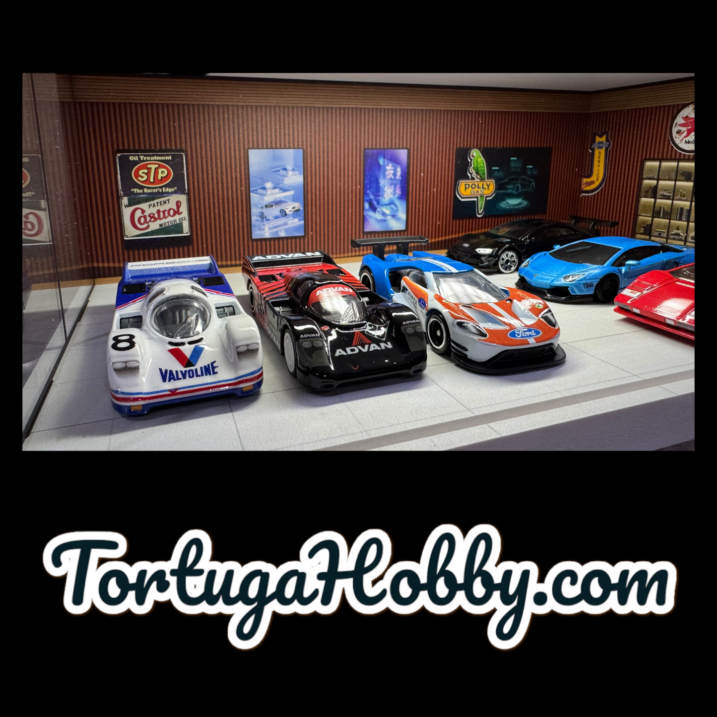 Miniature Garage Signs for Your Diorama, Train Layout or More!