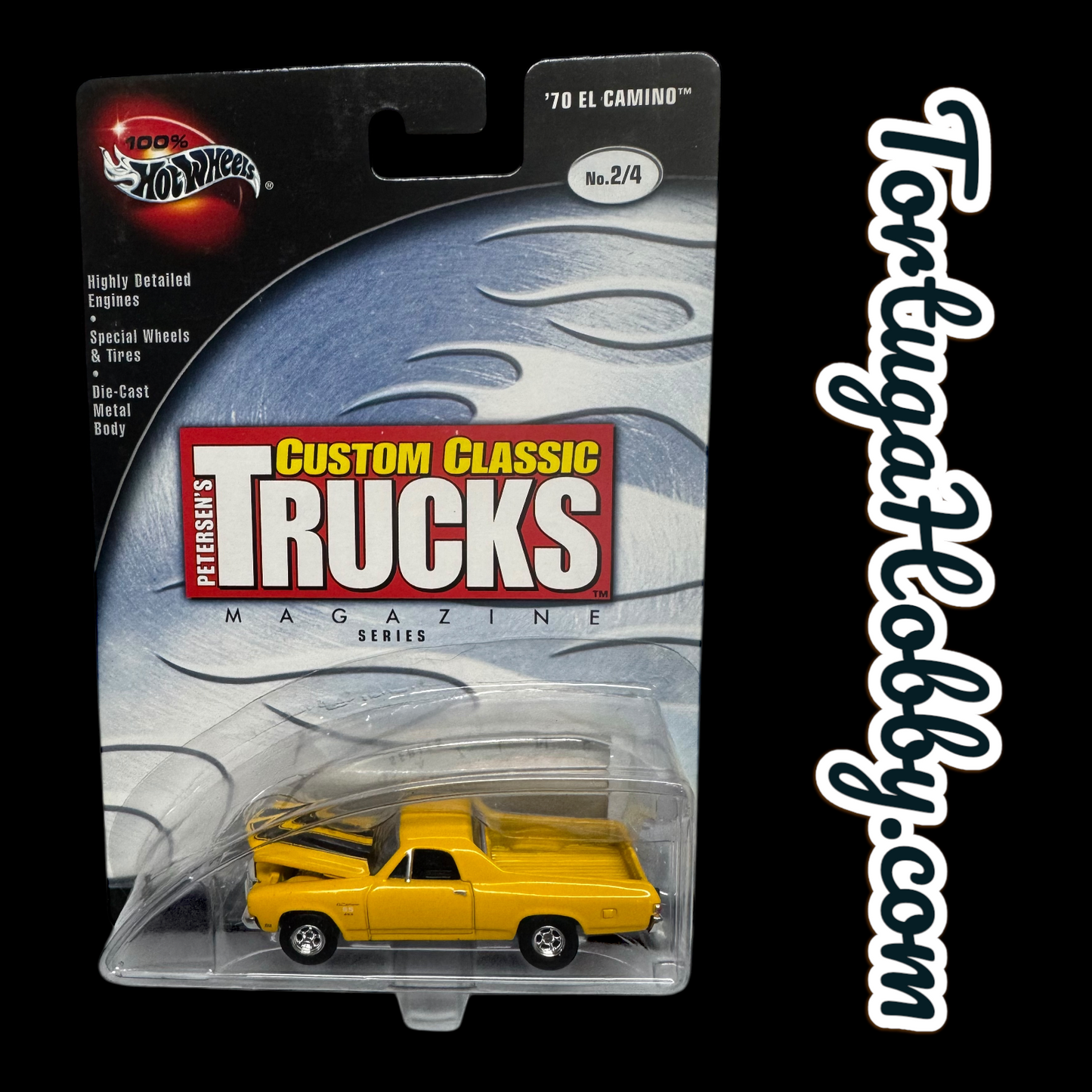 2 Hot Wheels 100% Petersen's Custom Classic Trucks '59 El Camino Real Riders