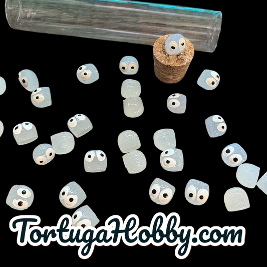 Unique Ghost Counters for CCG, TCG, Role-Playing and more - All in Glass Tube Set - Make Your Next Game Night Unique
