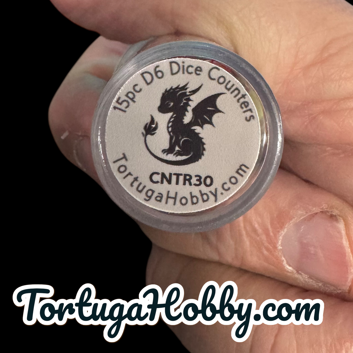 Tiny 8mm Dice Set/Counters in Small Vial - Perfect for Unique Game Night - CCG - Roleplay