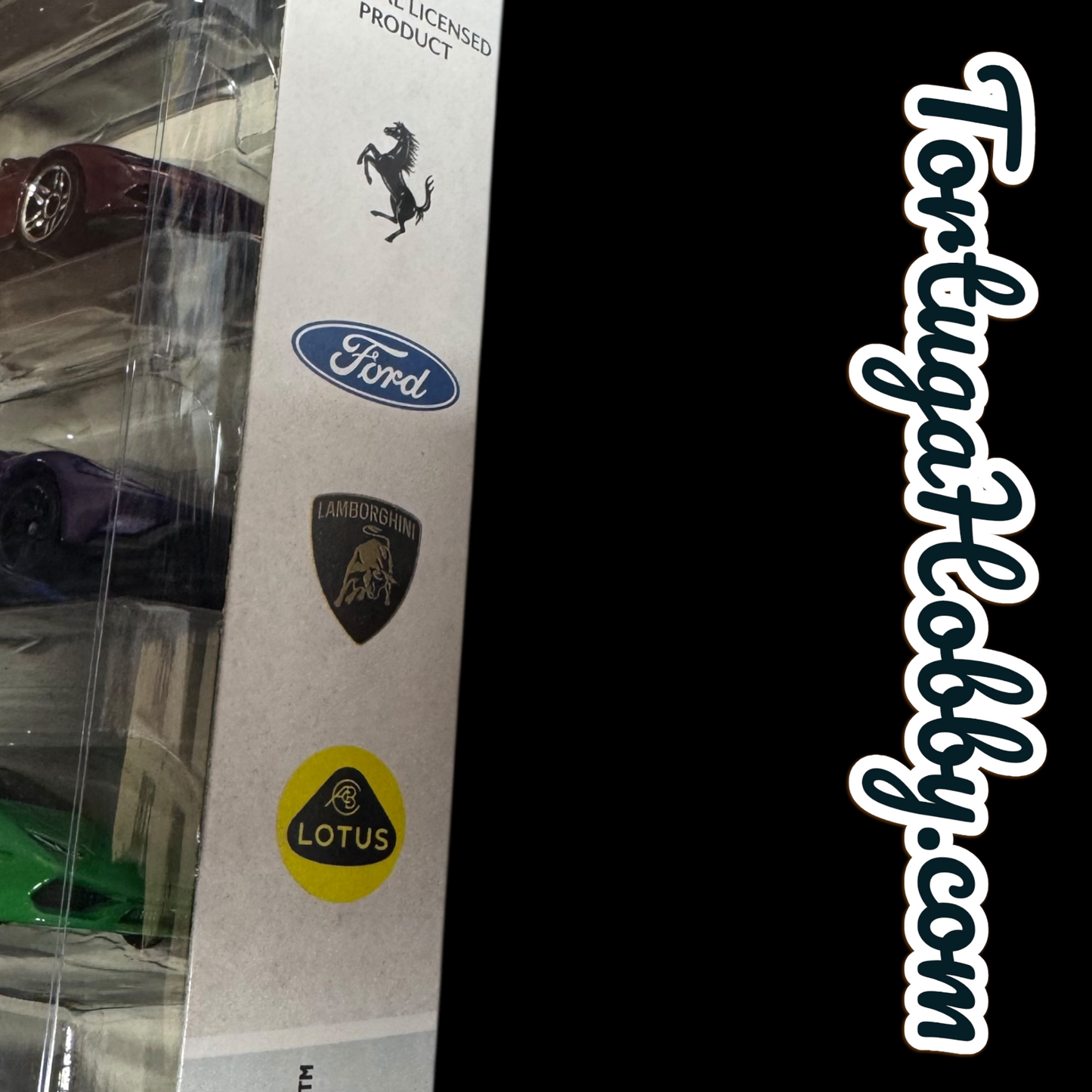 2025 - Hot Wheels - 5 Car Pack - Motor Show Included Ferrari In Pack