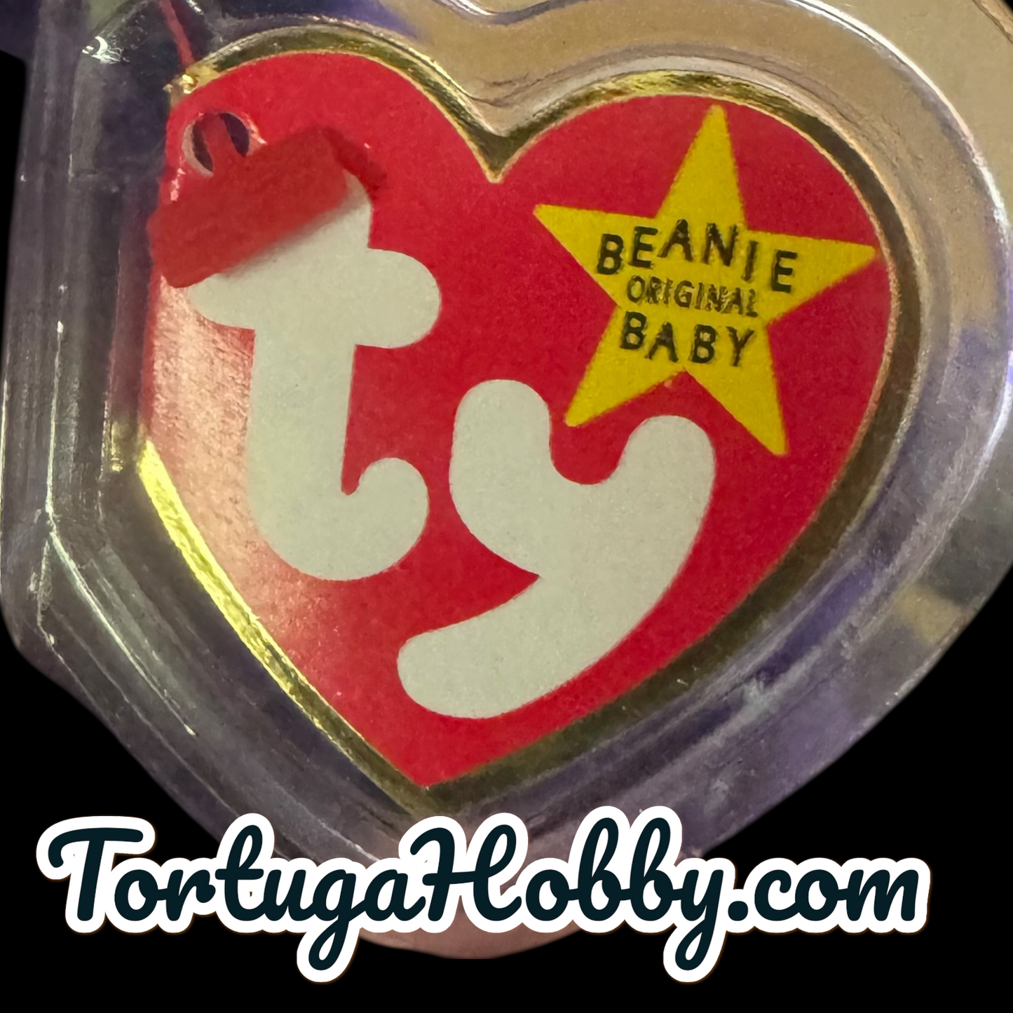 1993 - TY Beanie Baby - PRINCESS DIANA the Purple Teddy Bear. - Errors Listed