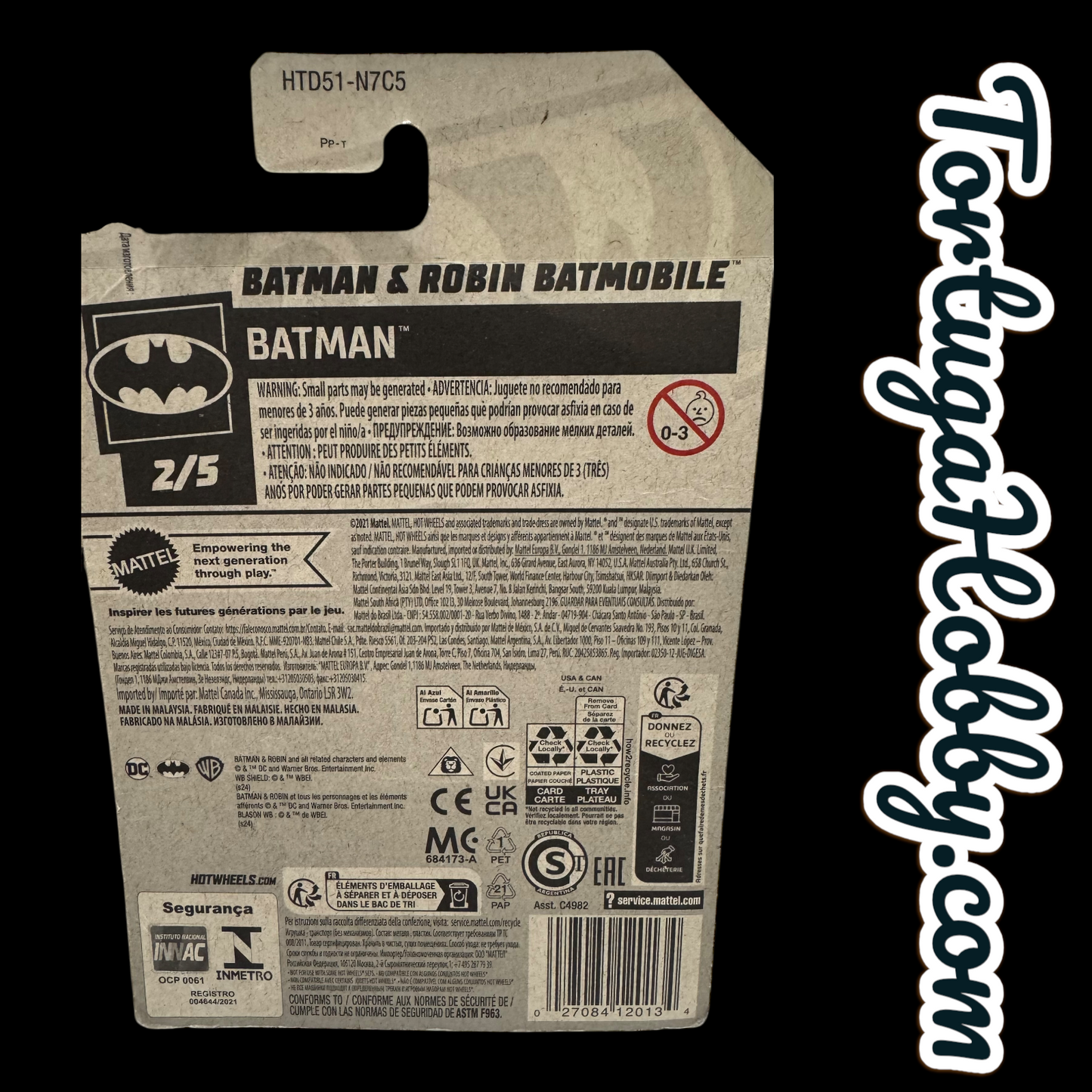 2021 & 2024 - Hot Wheels - Batmobile Mainlines - Set Of 4