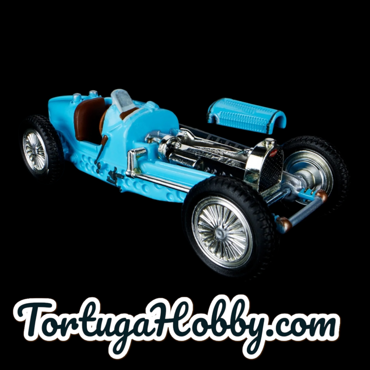 Hot Wheels Elite 64 Bugatti Type 59 Blue
