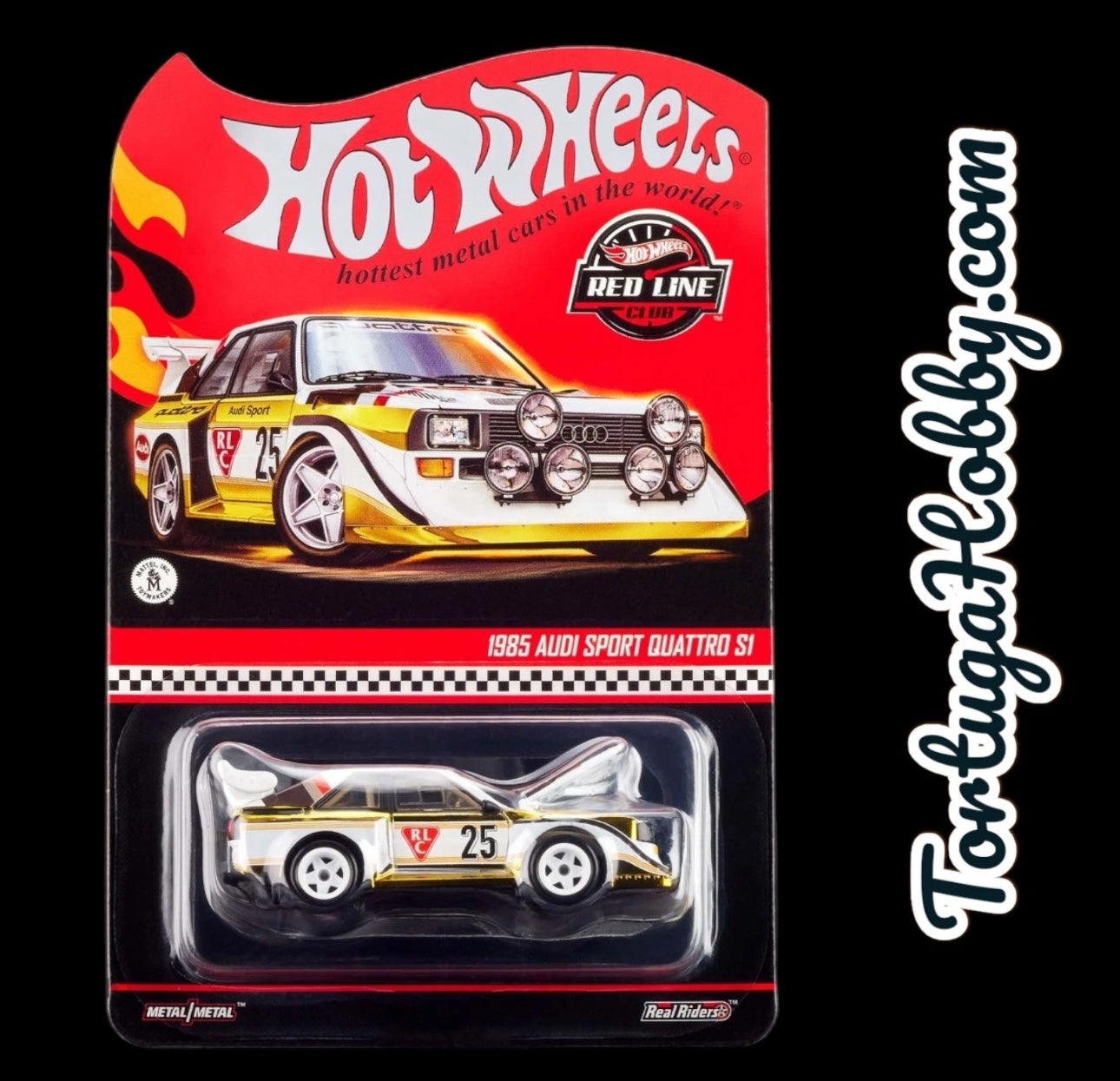 2024 - Redline Club Hot Wheels Collectors 1985 Audi Sport Quattro S1 Yellow