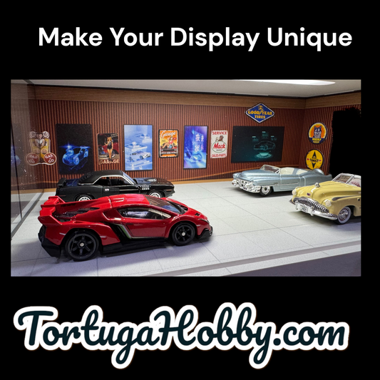 Miniature Garage Signs for Your Diorama, Train Layout or More!