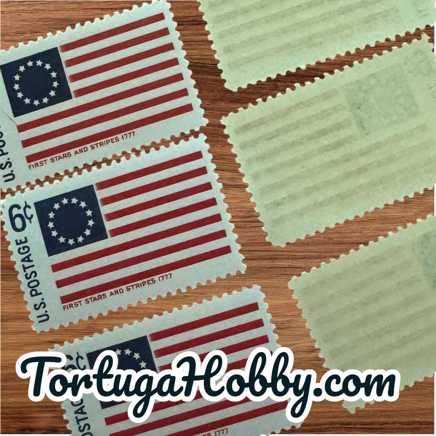 1968 - Five Stars and Stripes 1777 Flag - 6 Cent Stamp - Scott #1350