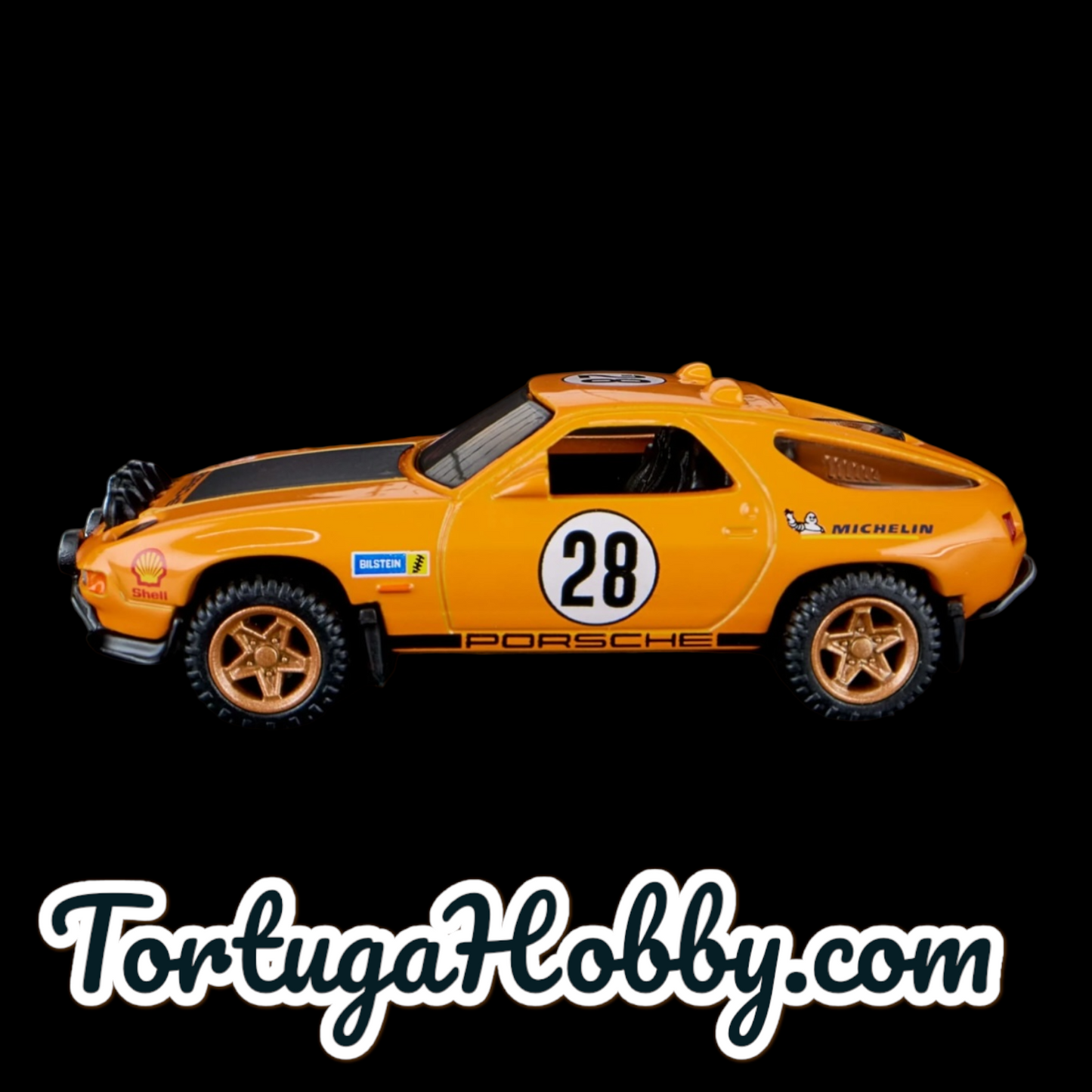 Hot Wheels Porsche 928 Safari Orange Elite 64