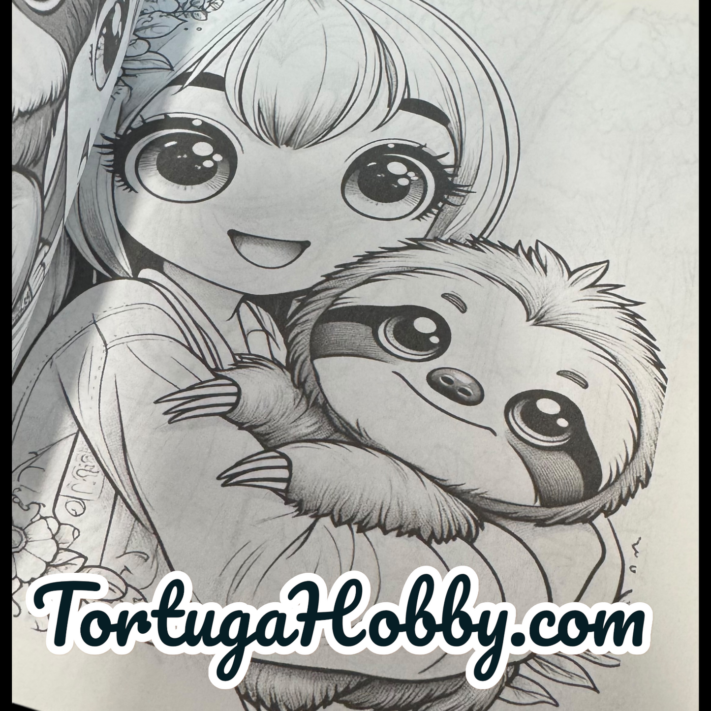 The Book Of Sloth - Adult Coloring Book -  Coloring Book. 100+ Pages.