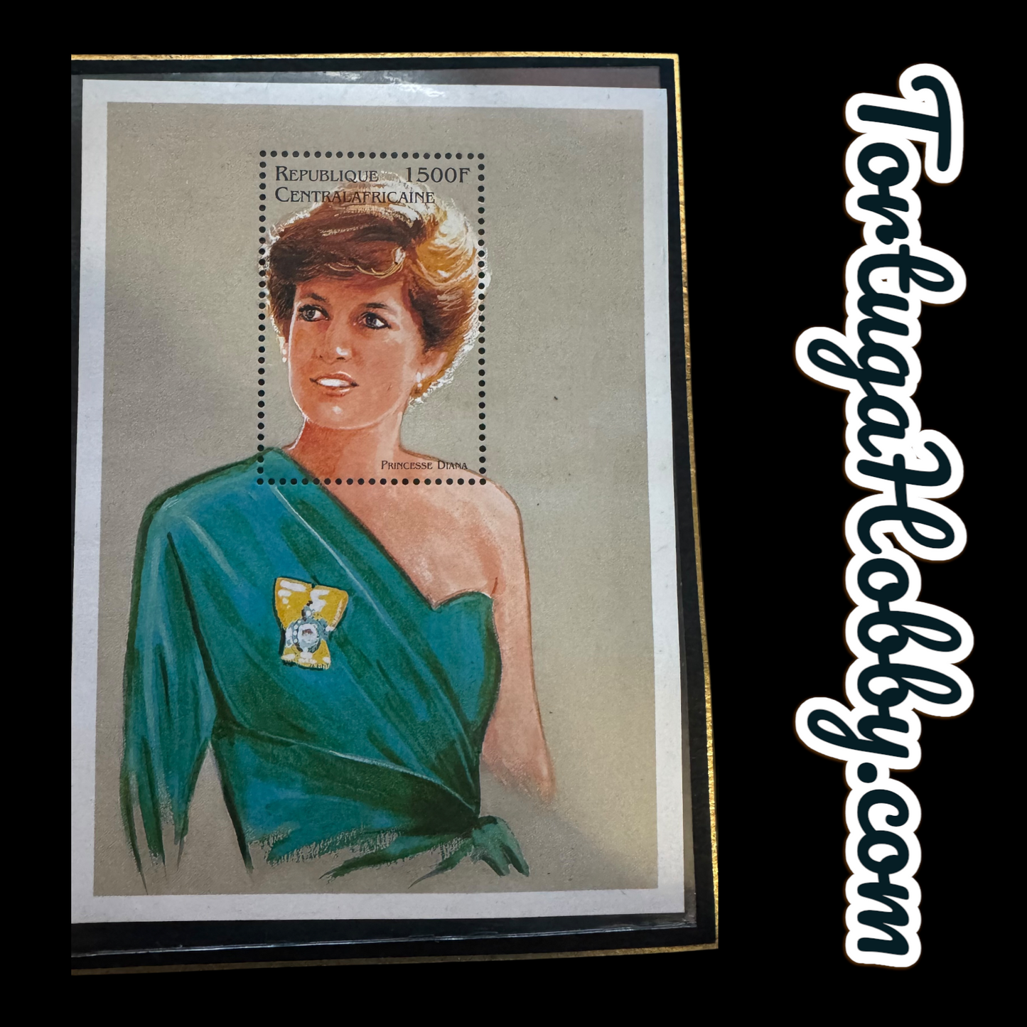 1997 - Central Africa, Princess Diana Portraits, Stamp Collection