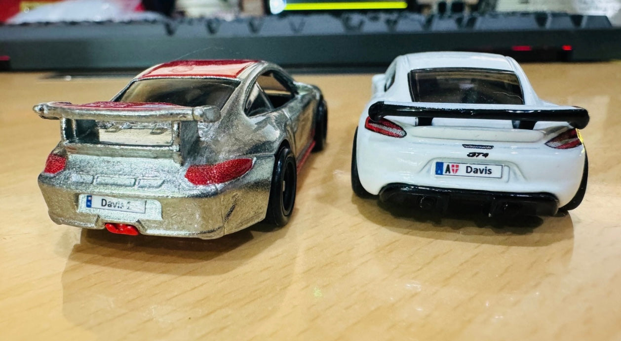 All 3 Scales- 1-64, 1-18, 1-24 - License Plate Decals - Your State - Your License Number - Models, Derby Cars and More