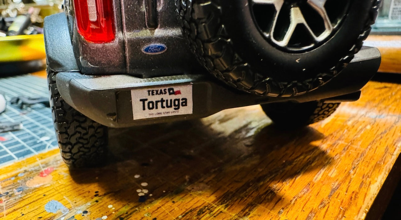 All 3 Scales- 1-64, 1-18, 1-24 - License Plate Decals - Your State - Your License Number - Models, Derby Cars and More