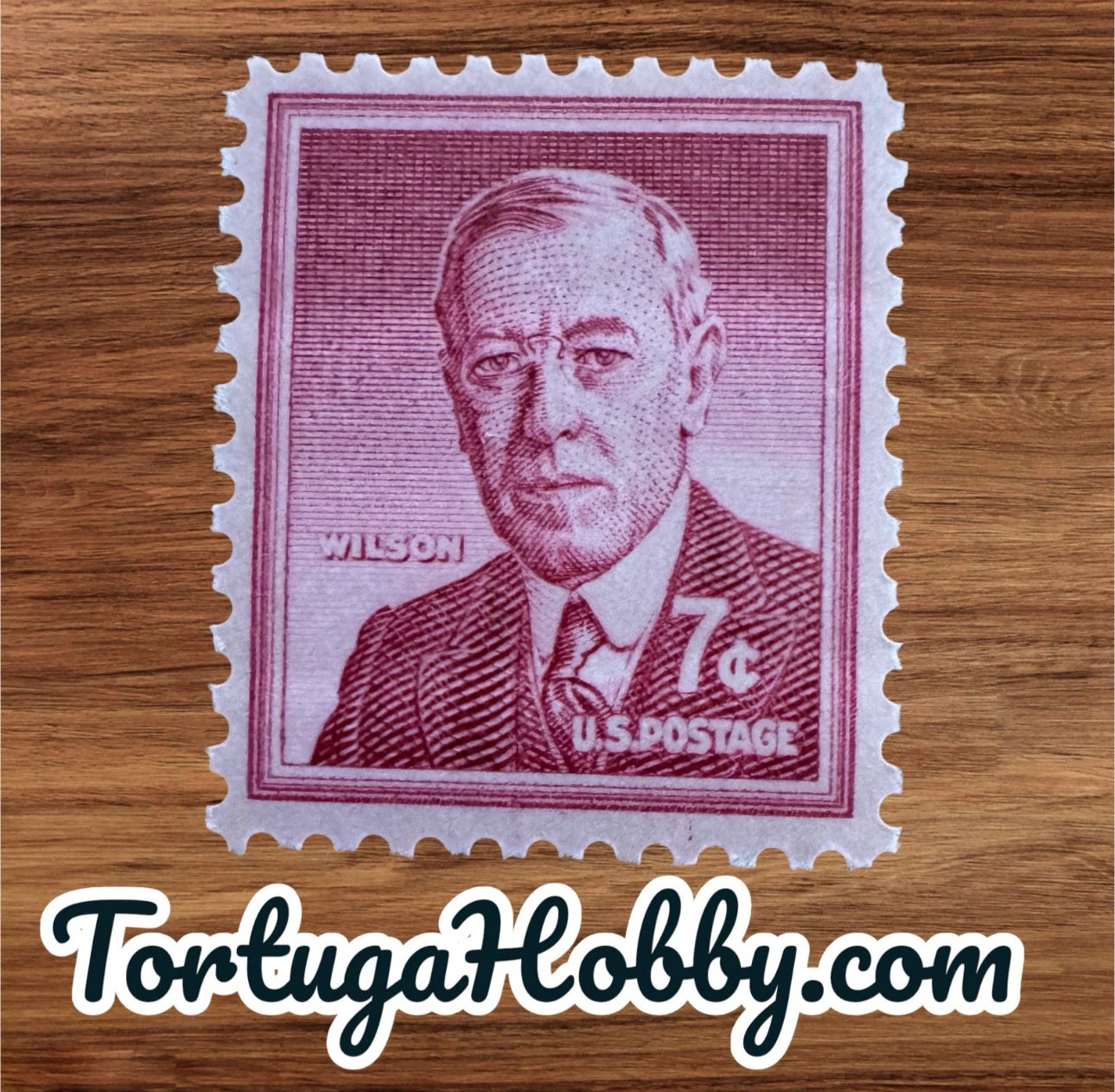 1956 - Woodrow Wilson - 7 Cent Stamps - Includes 4 Stamps - Scott #1040.