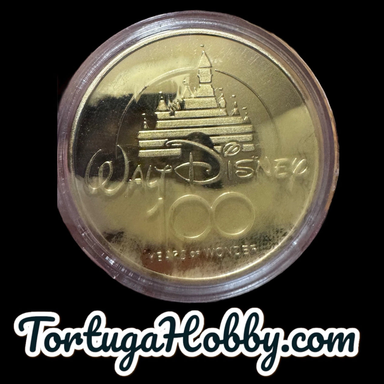 DISNEY DONALD DUCK Gold Plated Coin - Collectors & Disney Fans