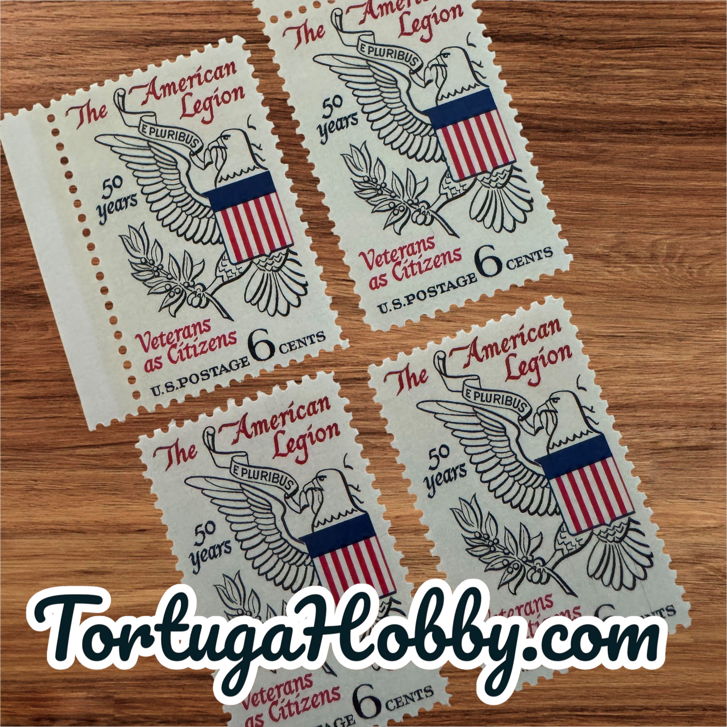 1969 - 50th Anniversary Of The The American Legion - 6 Cent Stamp X4