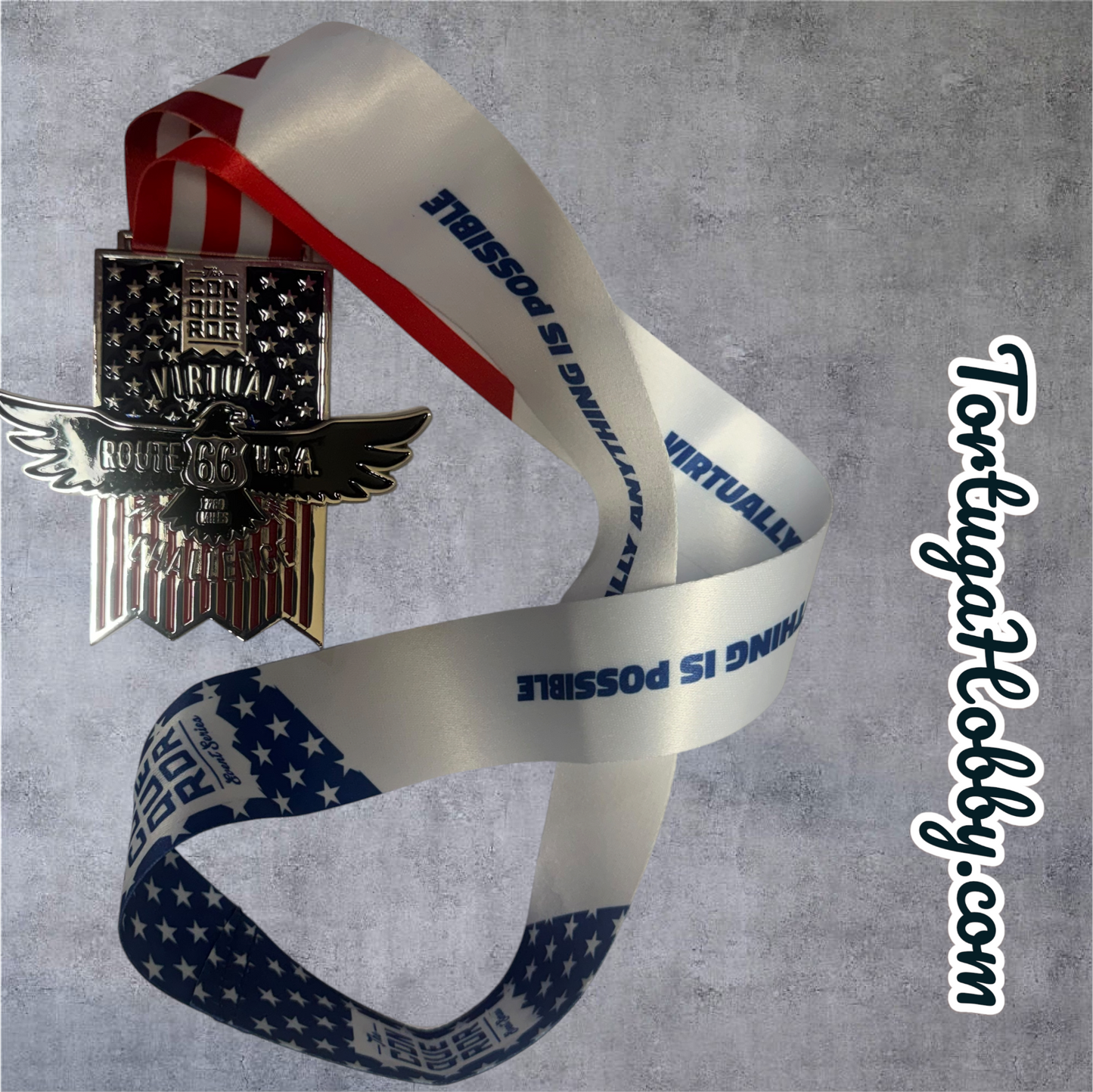 The Conqueror - Route 66 - High Quality Finishers Medal.