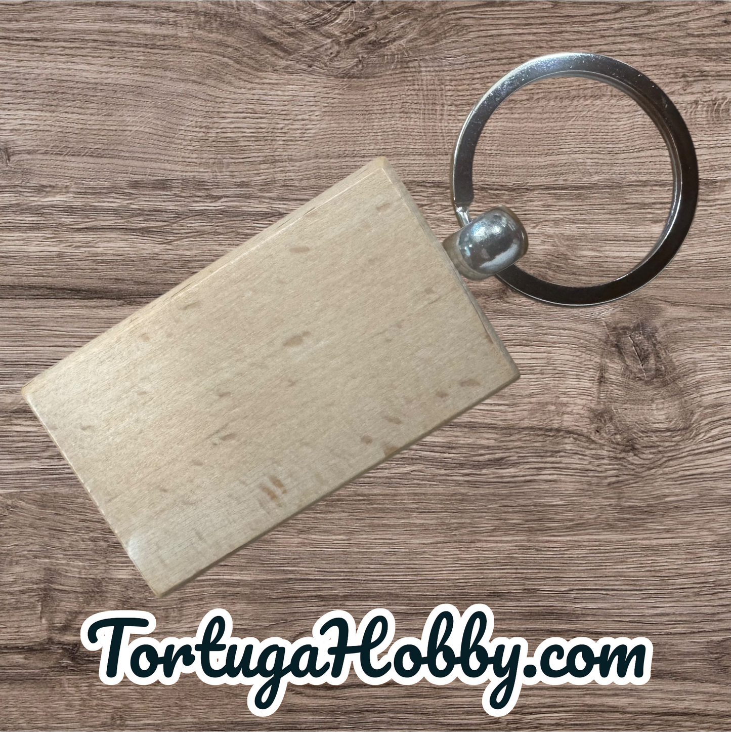 Wood Engraved Keychains - Your Custom Design or Logo