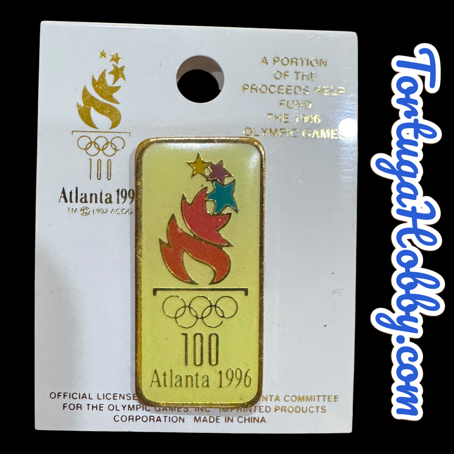 1996 Atlanta Centennial Official Olympic Pin