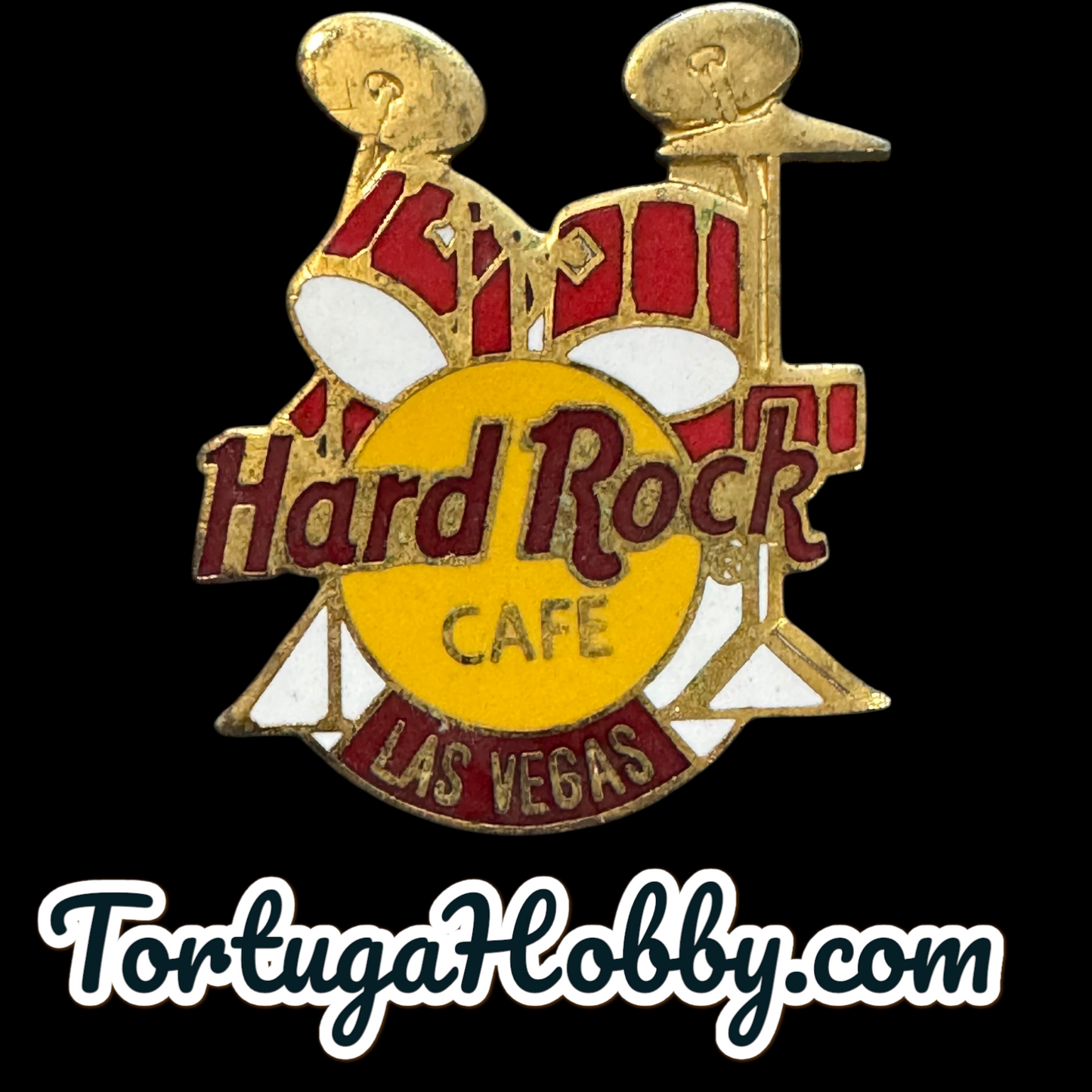 1984 - Hard Rock Cafe - Las Vegas - Classic Red Drum Set