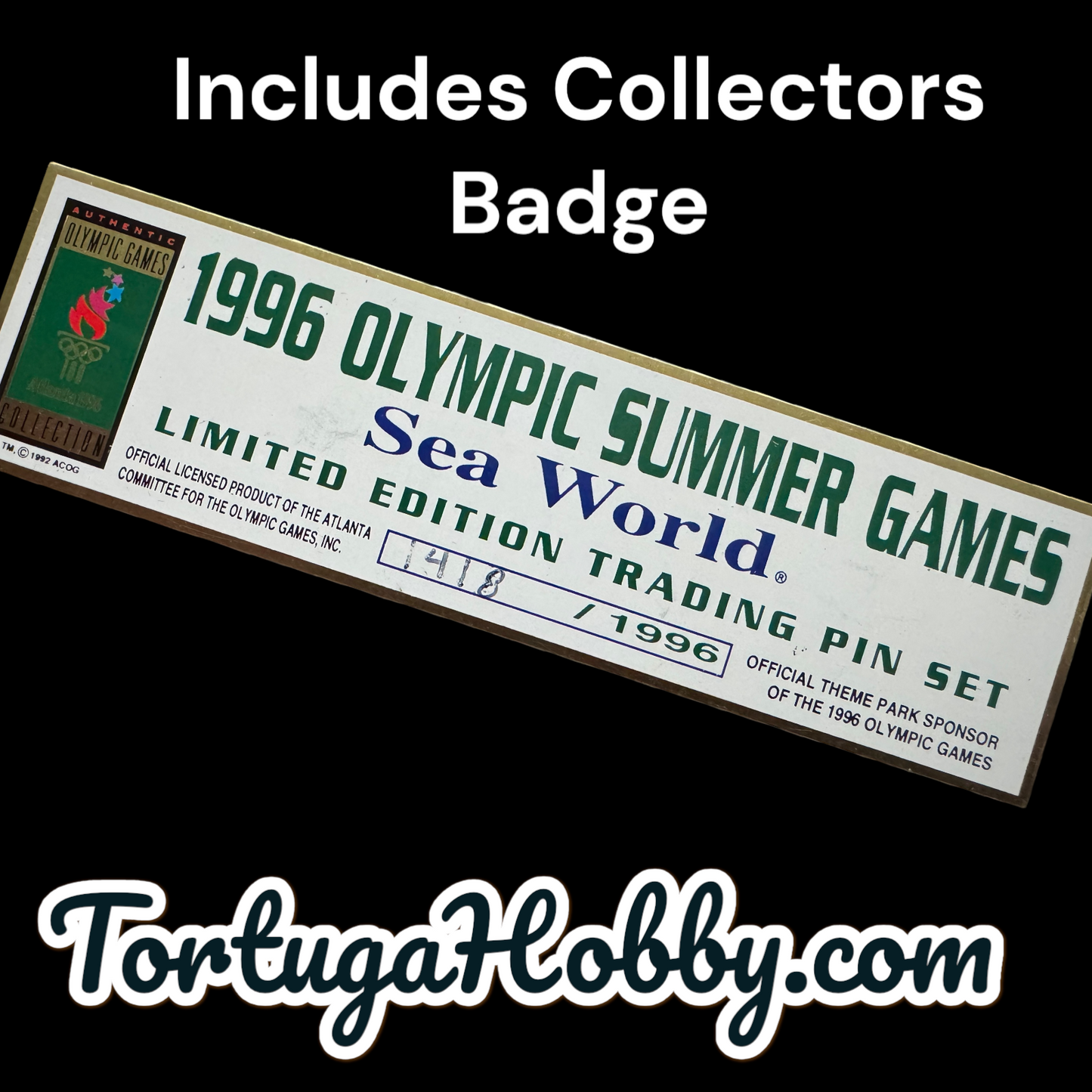 1996 - Anheuser Busch - Sea World - Atlanta Olympics - 5 Pin Collection