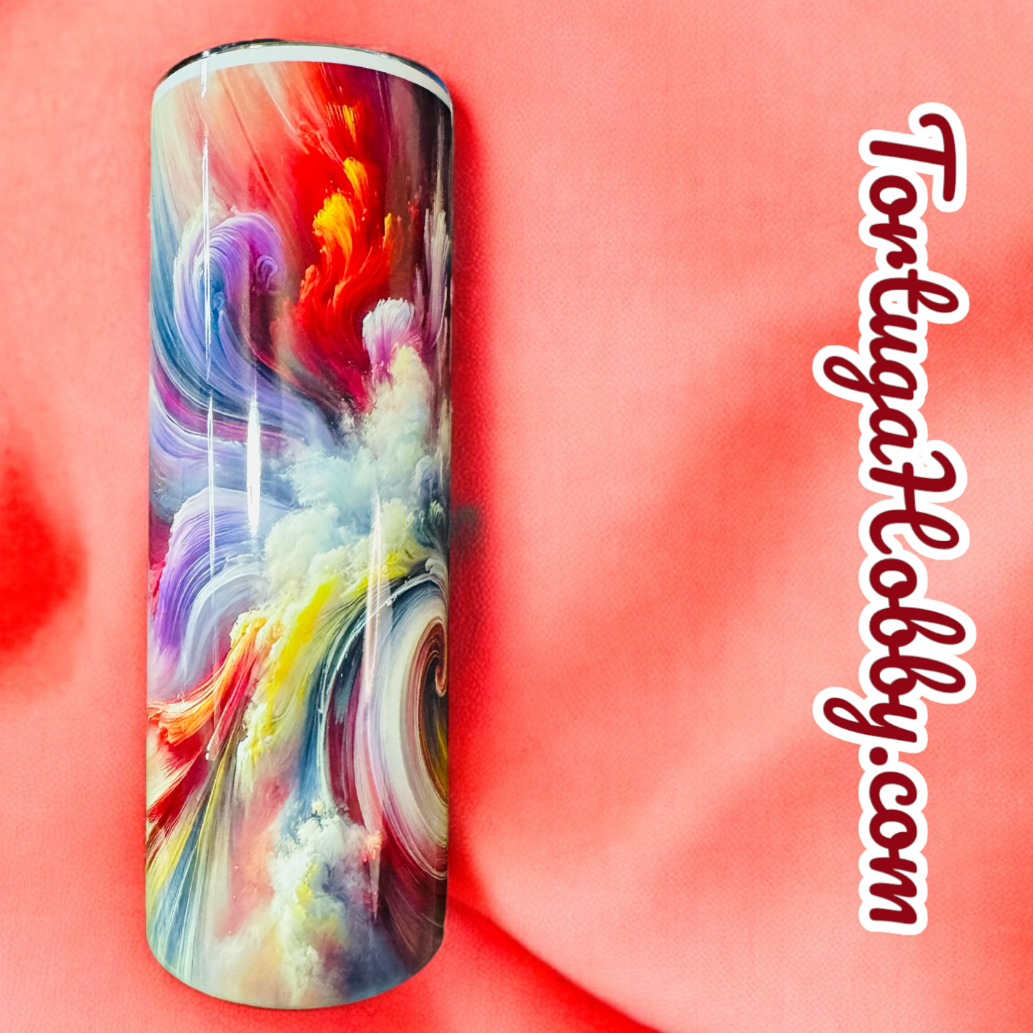 Tumblers - Galaxy of Color - Thin Stainless Steel 20oz Tumbler