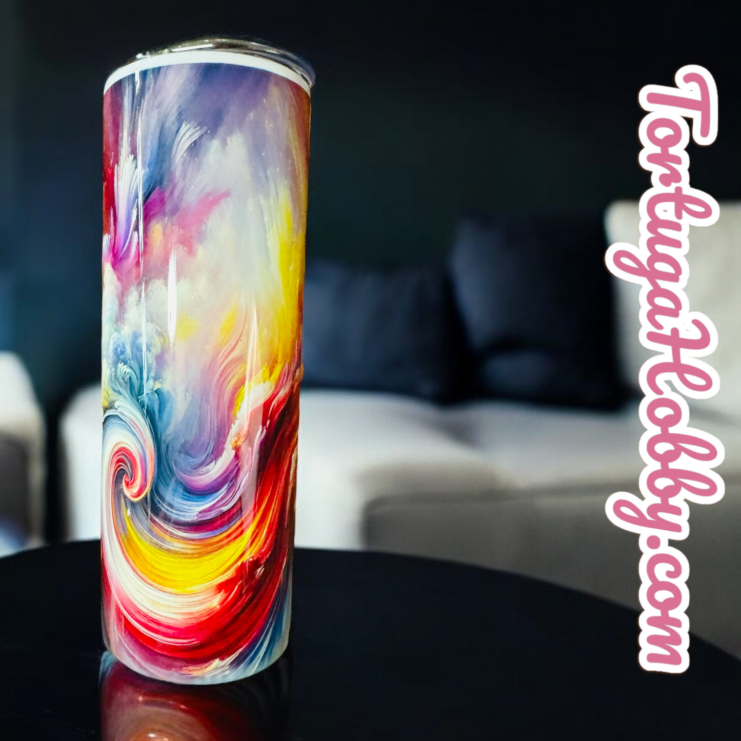 Tumblers - Galaxy of Color - Thin Stainless Steel 20oz Tumbler