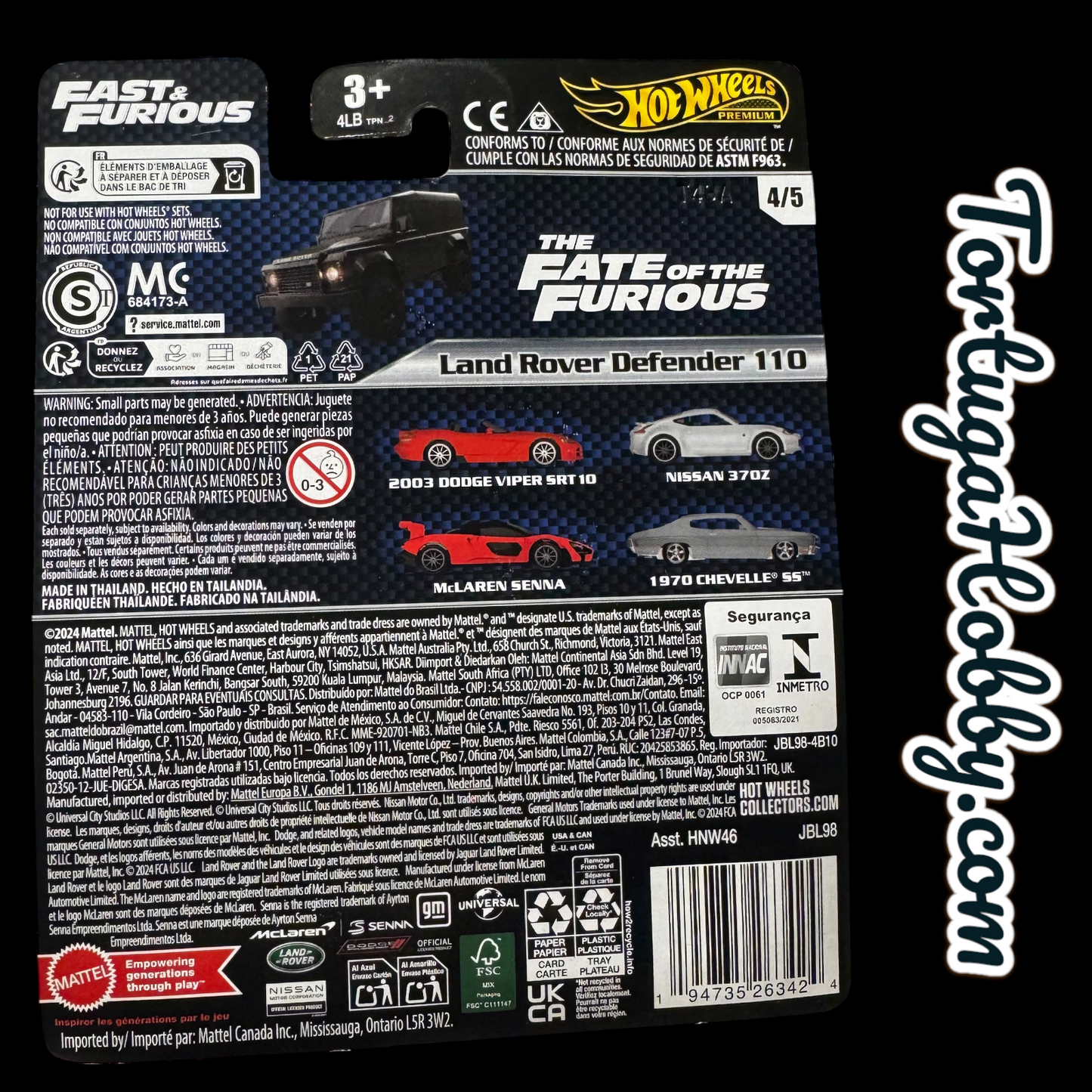 2024 - Hot Wheels - Fast & Furious - Land Rover Defender 110
