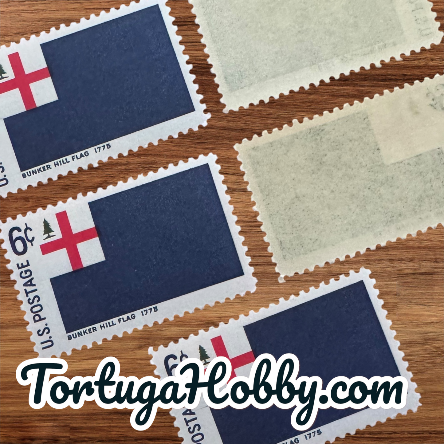 1968 - Historic American Flag Series Bunker Hill - 6 Cent Stamp - Scott #1351