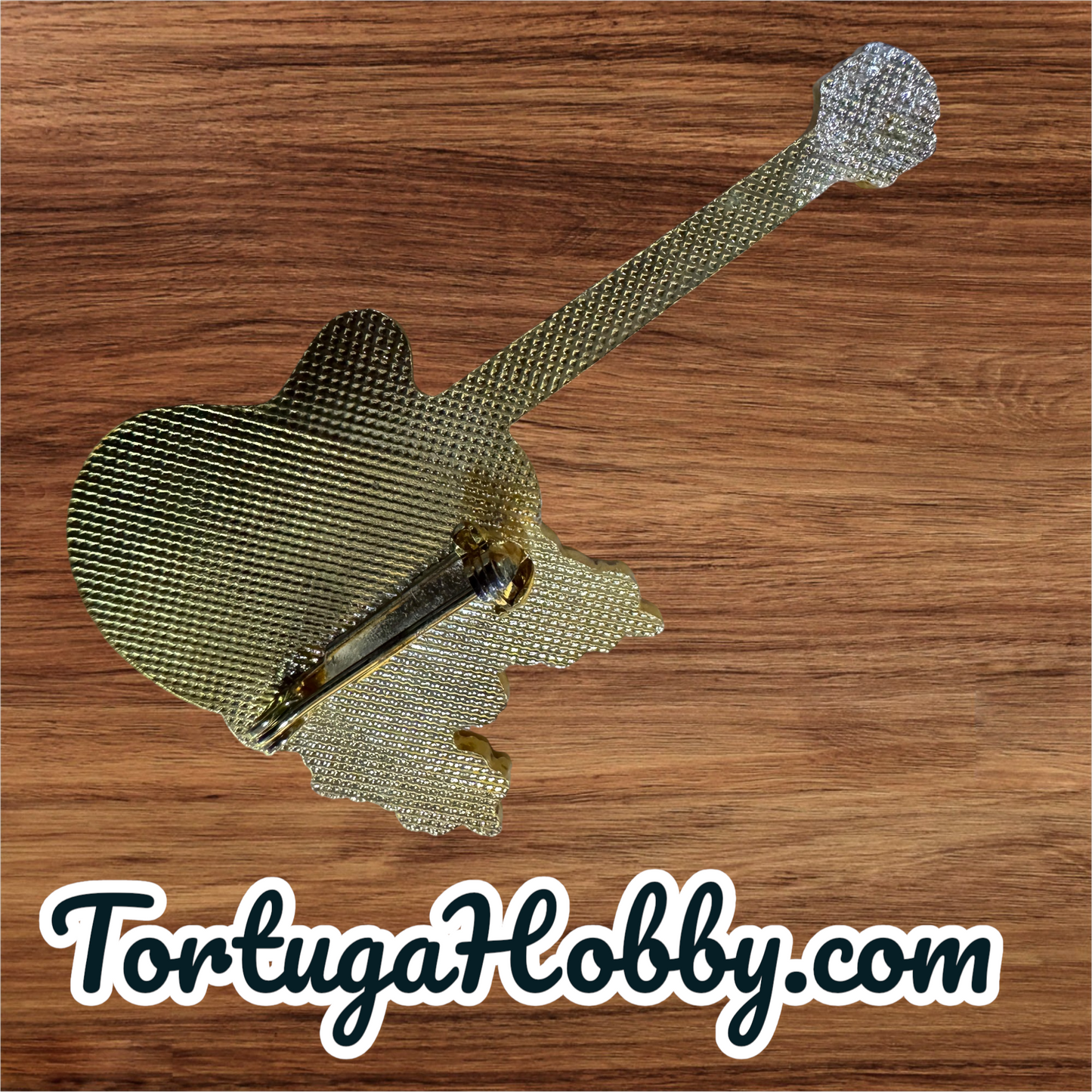 1993 - Hard Rock Cafe - Bali - Flower Guitar Pin