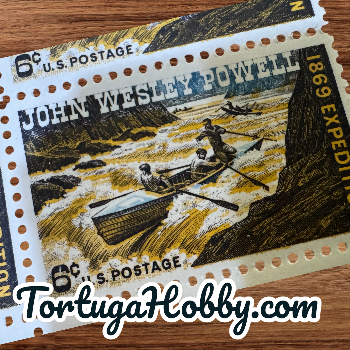 1969 - John Wesley Powell - 1869 Expeditions - 4 Stamps