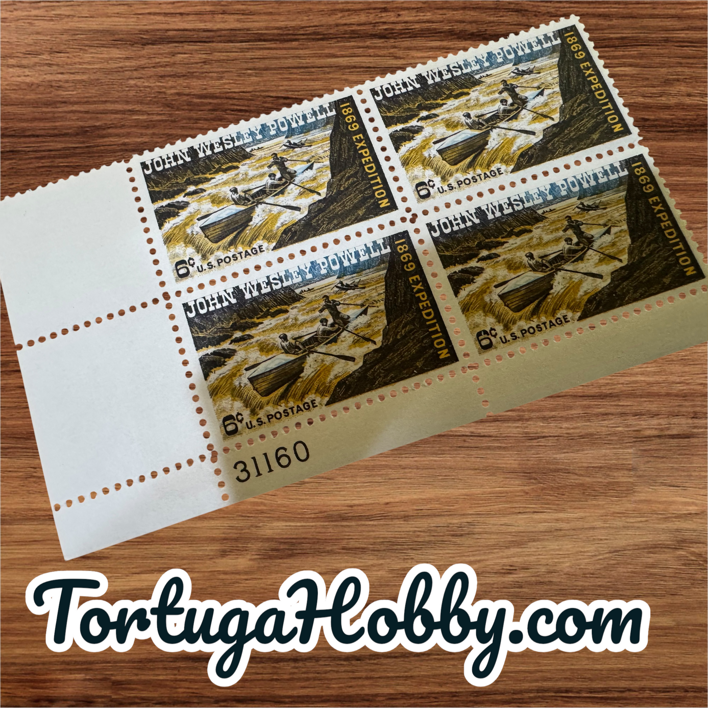 1969 - John Wesley Powell - 1869 Expeditions - 4 Stamps