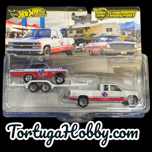 2024 - Hot Wheels -  1963 Chevy Nova & 1988 Chevy Silverado - Team Transport
