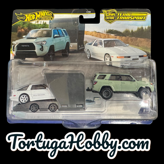 2024 -Hot Wheels -  Team Transport '89 Toyota Supra '18 4Runner