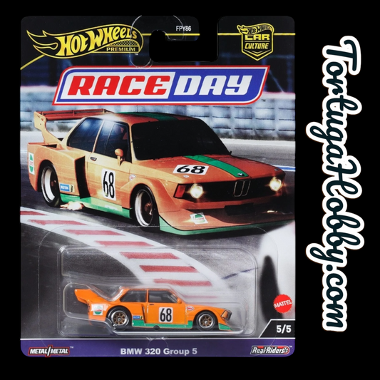 Hot Wheels BMW 320 Group 5 Orange #5 5/5 Sealed 2024 Car Culture: Race Day