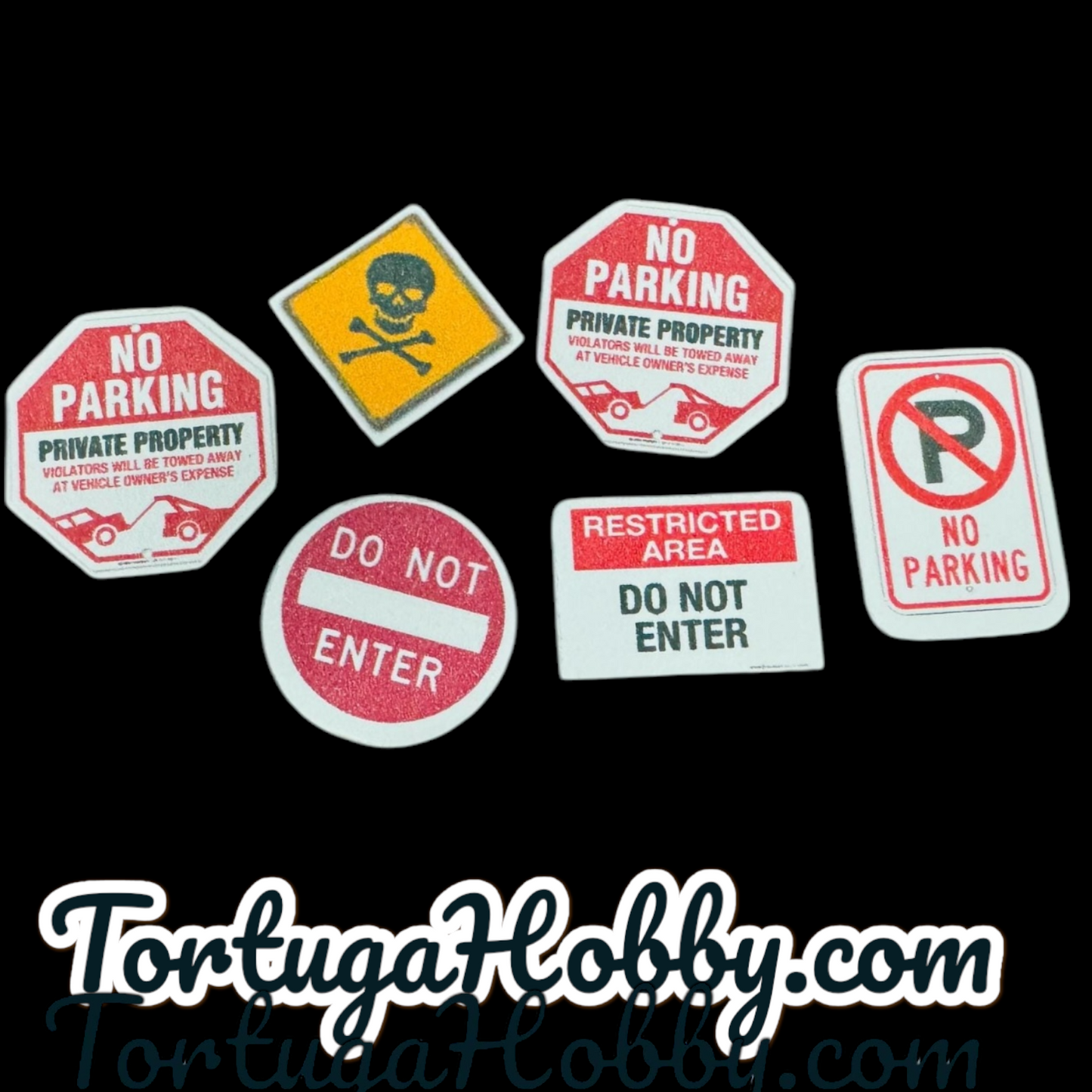Miniature Street Signs for Your Diorama, Train Layout or More!