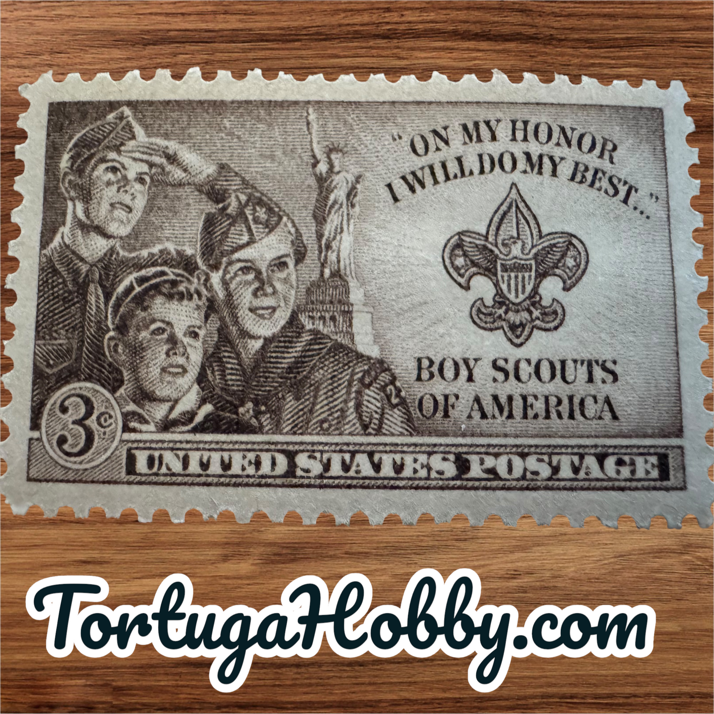 1950 - Boy Scouts Of America Commemorative - Includes 3 Stamps