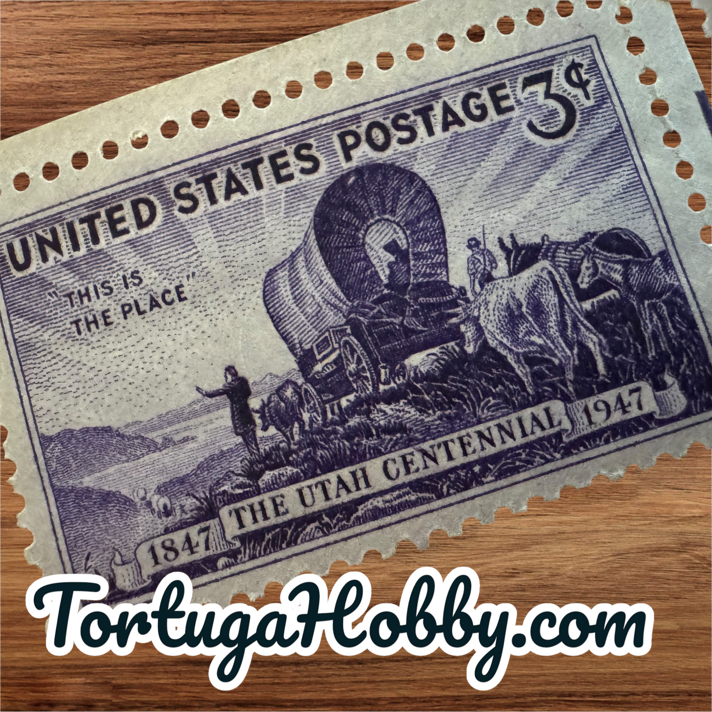 1947 - Utah Centennial - Includes 3 Stamps - US #950