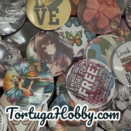 Custom made buttons for events, parties, lasting memories or just fun!