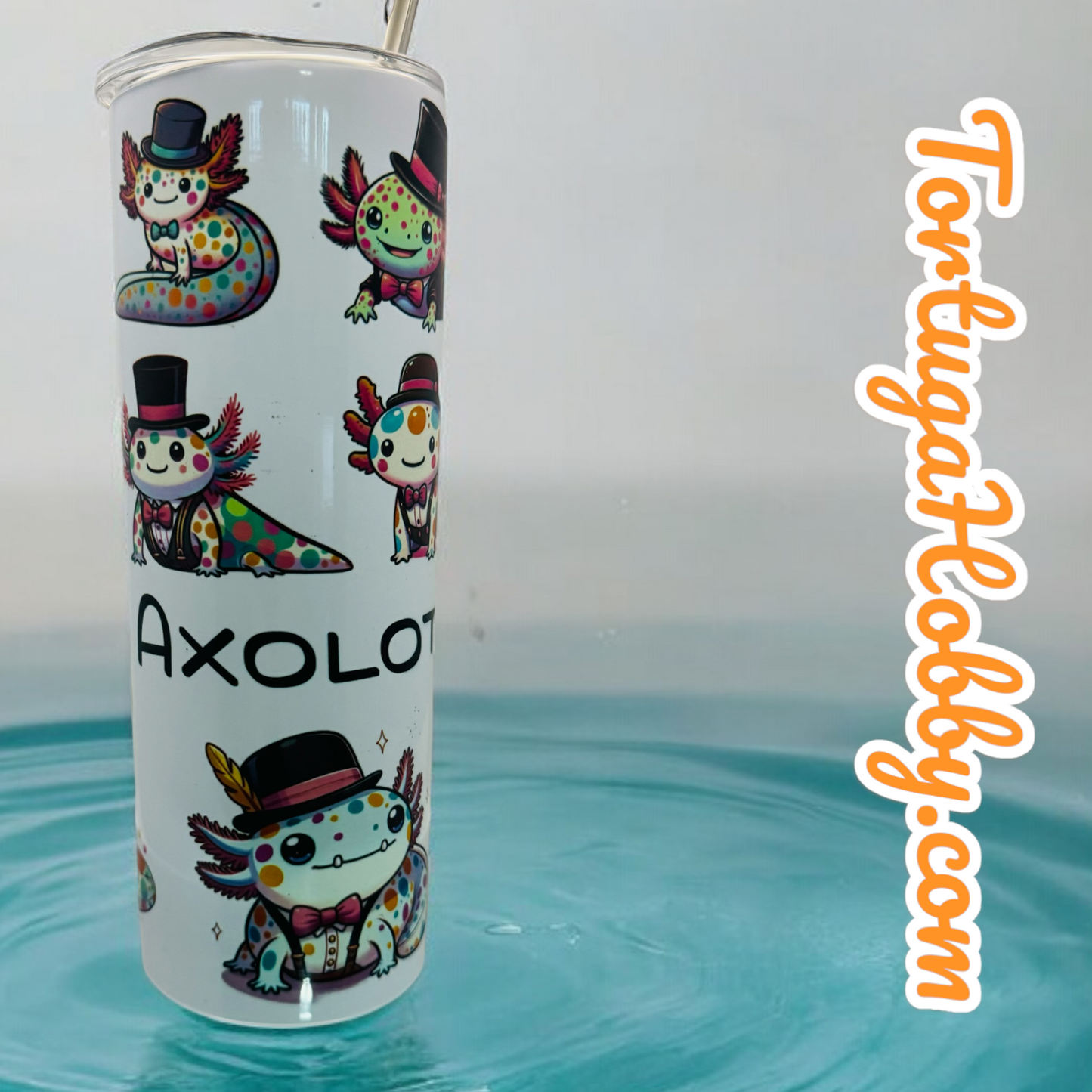 Tumblers - Axolotl Collection - Thin Stainless Steel 20oz Tumbler