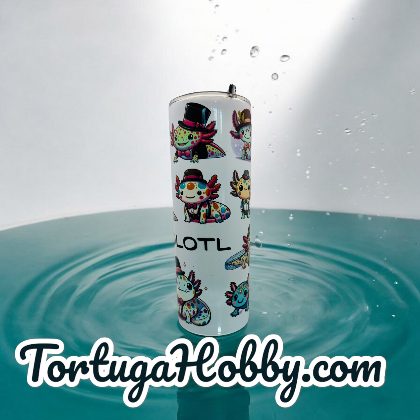 Tumblers - Axolotl Collection - Thin Stainless Steel 20oz Tumbler