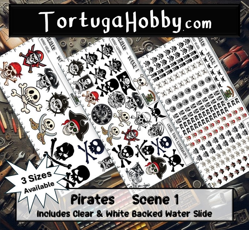 Pirates - Scene I - Great for Models, Rockets, Derby Cars & More